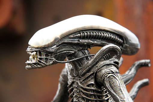 Vancouver, Canada - April 27, 2015: A model of a Xenomorph from the 