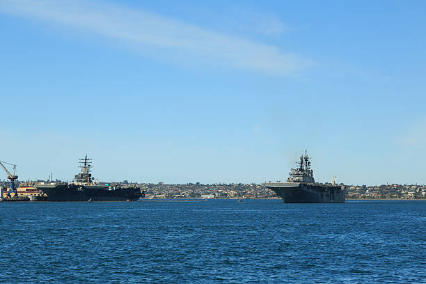 istock Naval ships in San Diego Bay 471662056