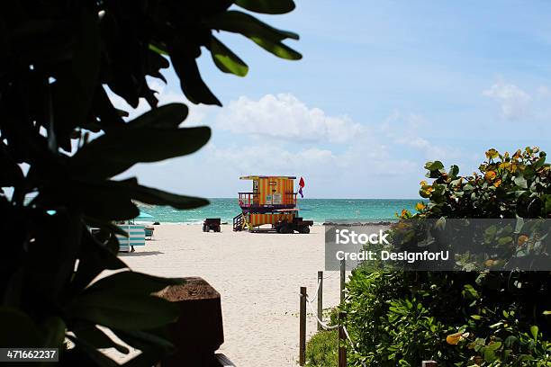 Rettungsschwimmerhaus Miami Beach Stockfoto und mehr Bilder von Atlantik - Atlantik, Aussichtspunkt, Florida - USA