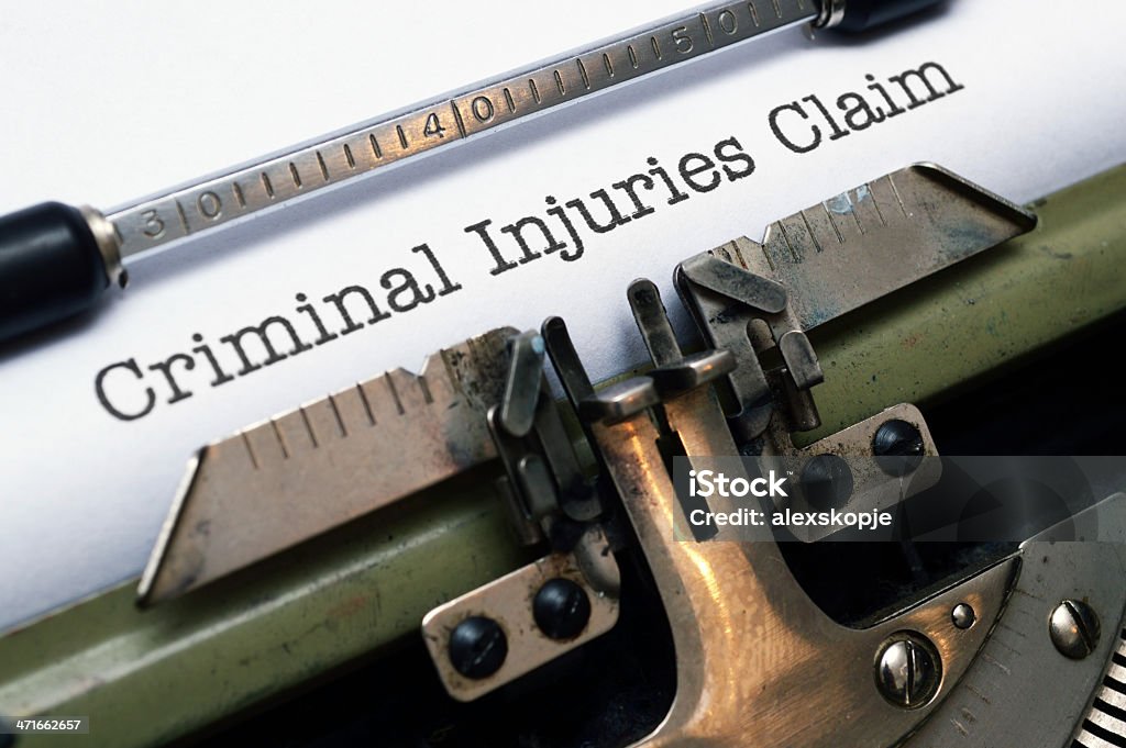 Criminal injuries claim Bureaucracy Stock Photo