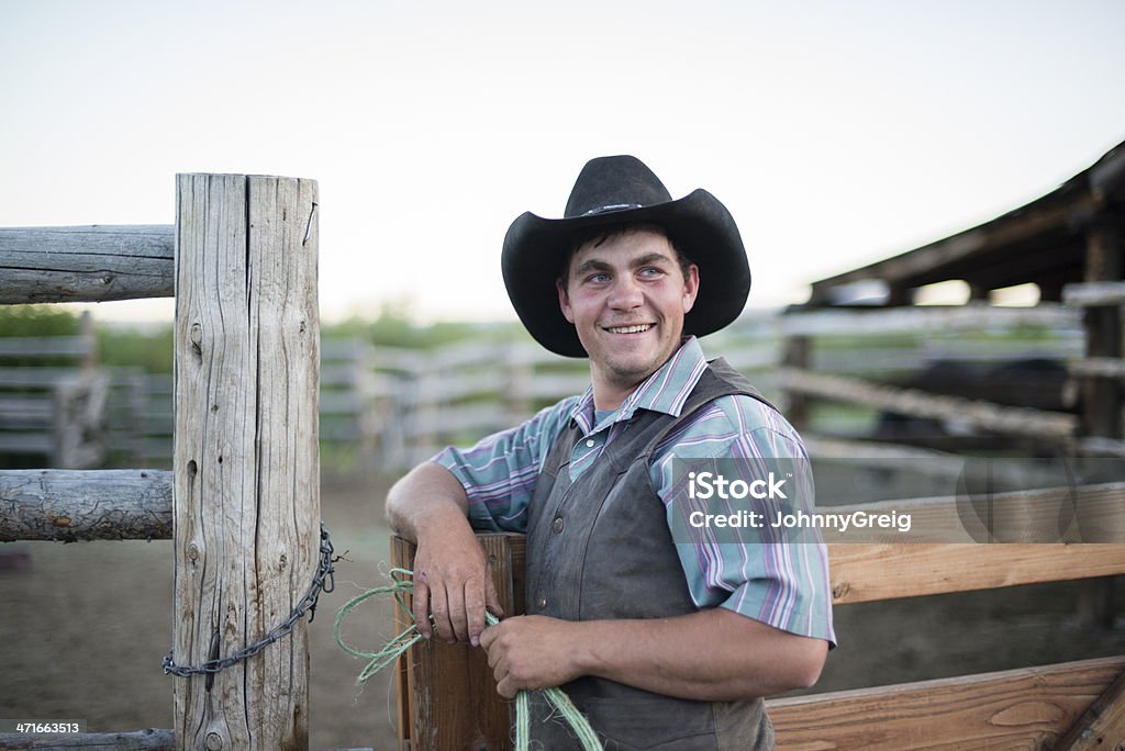 Lächeln Cowboy - Lizenzfrei Cowboy Stock-Foto