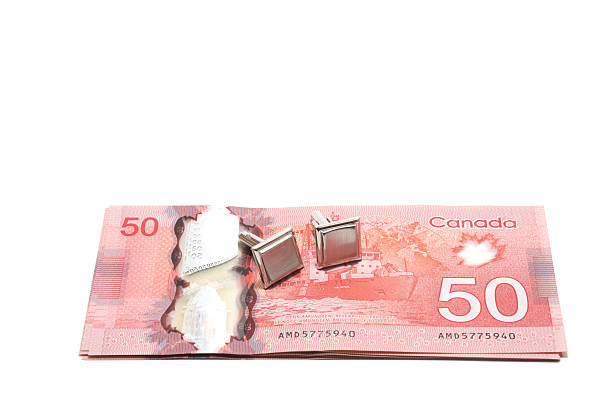 istock Selective focus of a series  50 Canadian dollars 471664675
