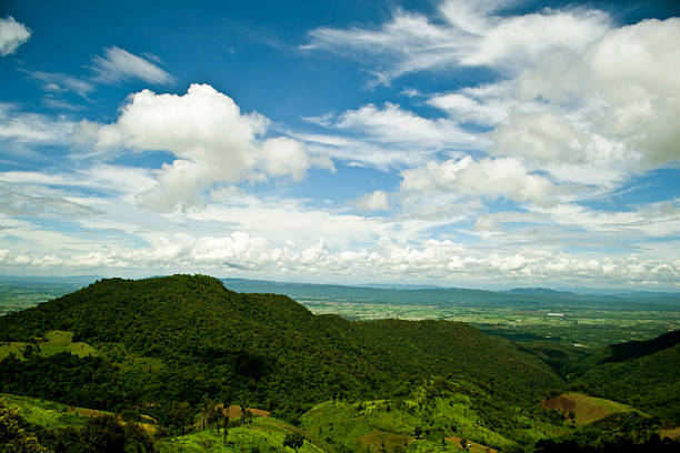 istock mountains green grass and blue sky landscape 471666532