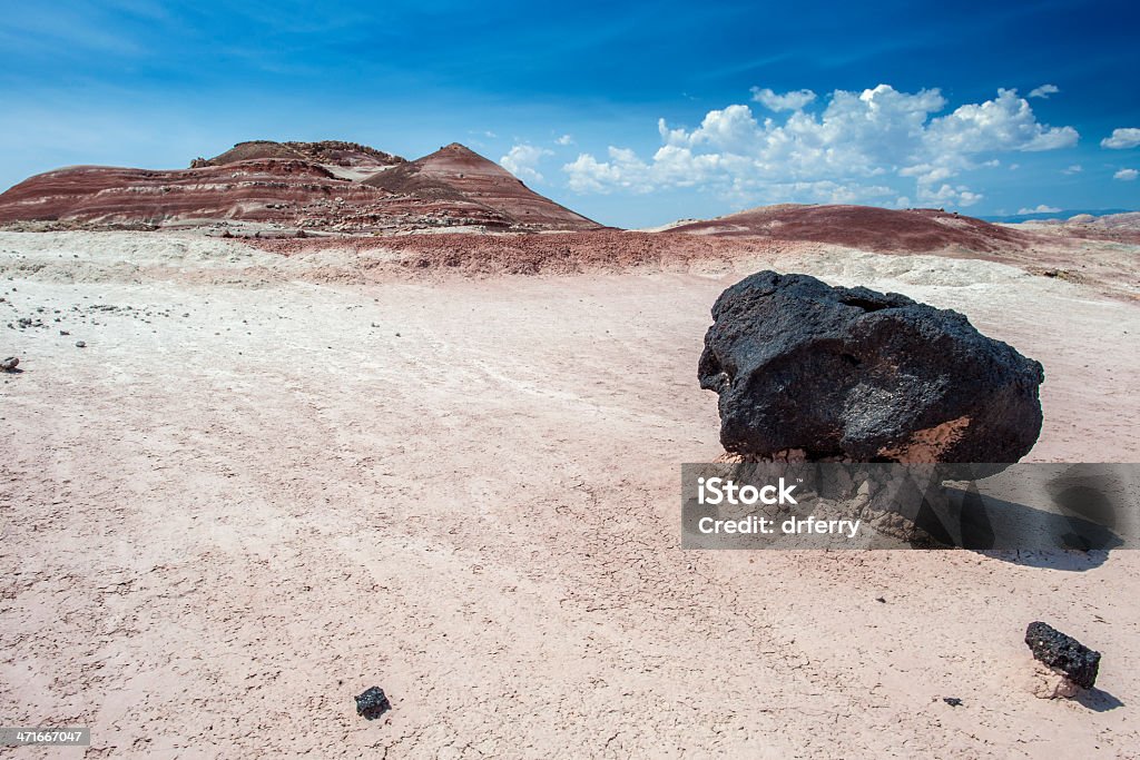 Bentonite Hills y piedras volcánicas - Foto de stock de Abstracto libre de derechos