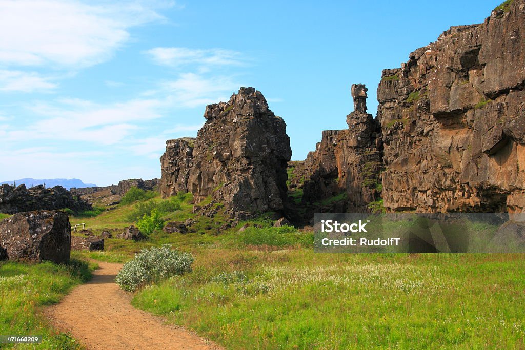 Thingvellir - Foto stock royalty-free di Altopiano