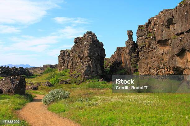 Thingvellir - Fotografie stock e altre immagini di Altopiano - Altopiano, Ambientazione esterna, Ambiente