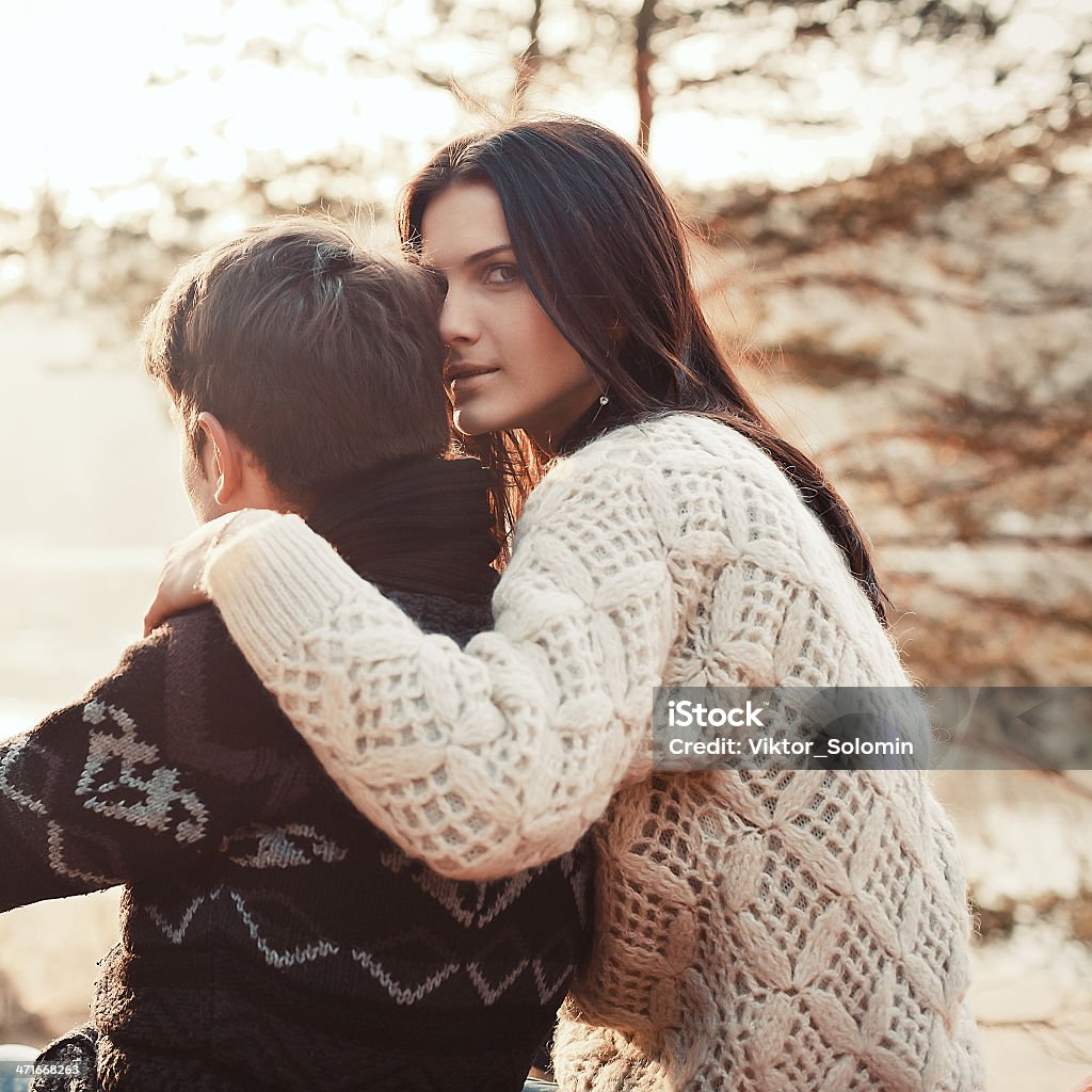 Portrait of young couple outdoor Adult Stock Photo