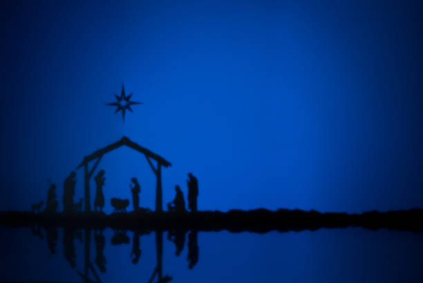 Birth Jesus Birth Jesus silhouette of the crib in Bethlehem west bank photos stock pictures, royalty-free photos & images