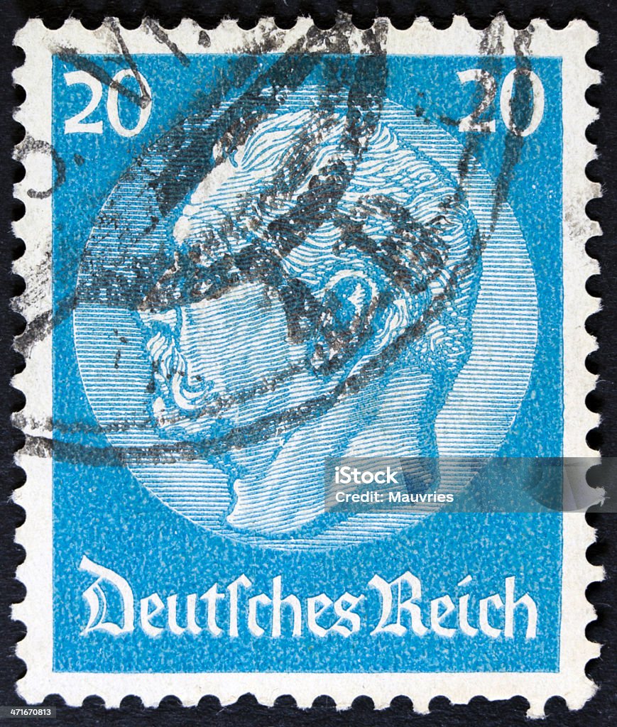 Vintage deutsche Briefmarke - Lizenzfrei 1932 Stock-Foto