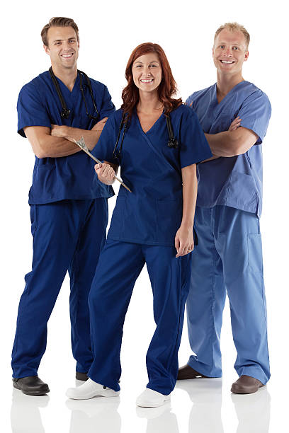 istock Smiling medical professionals team 471672349