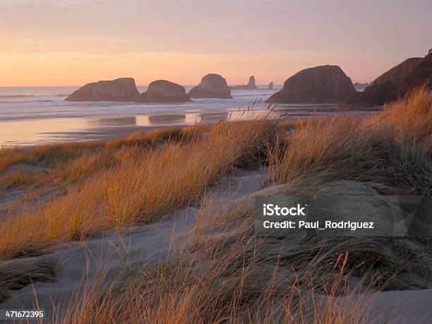 Photo libre de droit de Le Reaper banque d'images et plus d'images libres de droit de Aiguille rocheuse - Aiguille rocheuse, Coucher de soleil, Côte de l'Oregon