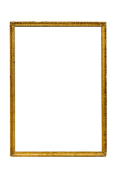 istock old empty photo frame wooden retro on a white background 471672543