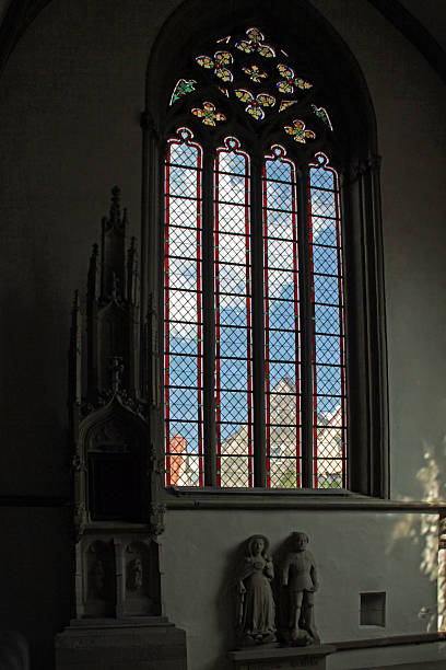 istock Window of St. Mary's Church Lemgo 471673309