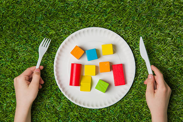 istock Hungry for creativity with wooden blocks close up 471674140