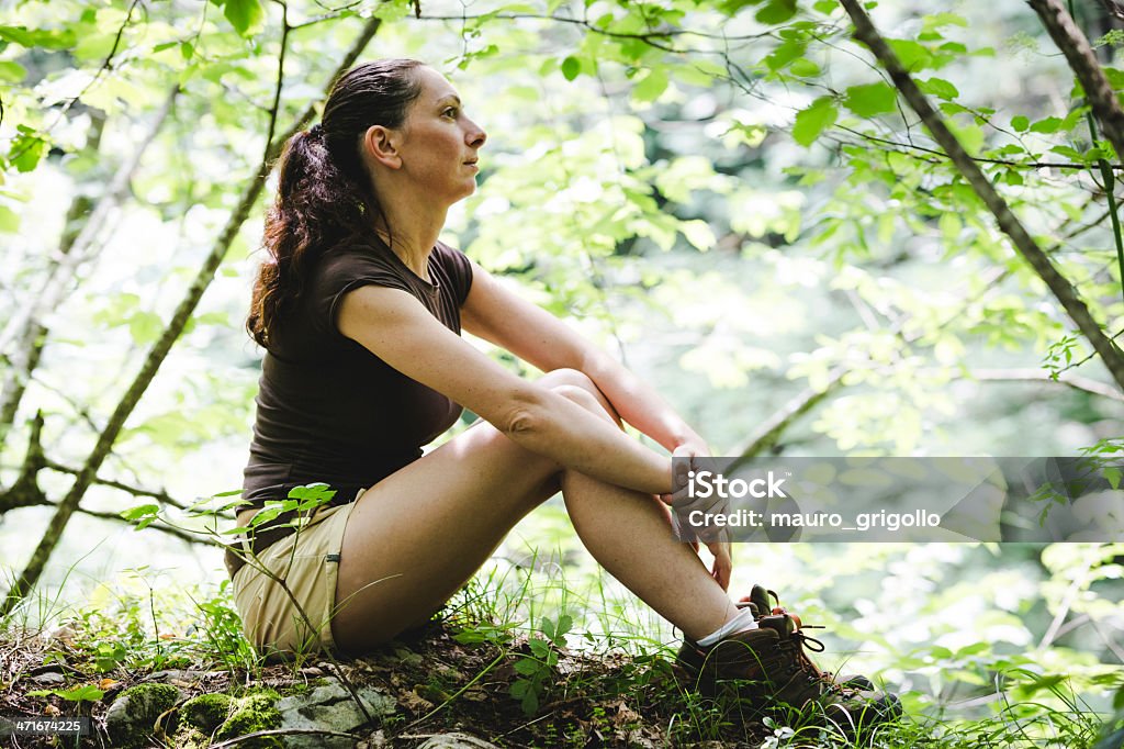 Alpinista de estar ao ar livre - Foto de stock de 25-30 Anos royalty-free