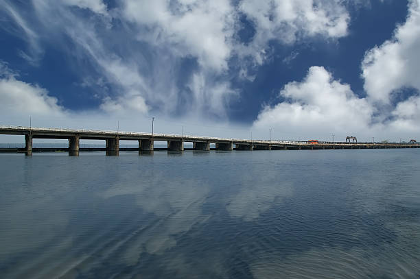 istock Bridge over the backwaters, Kerala, South India 471674447