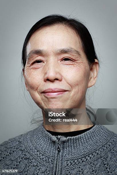 Woman Portrait Stock Photo - Download Image Now - 60-69 Years, Adult, Adults Only