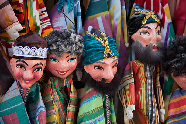 istock Uzbekistan, puppets in costume 471675721