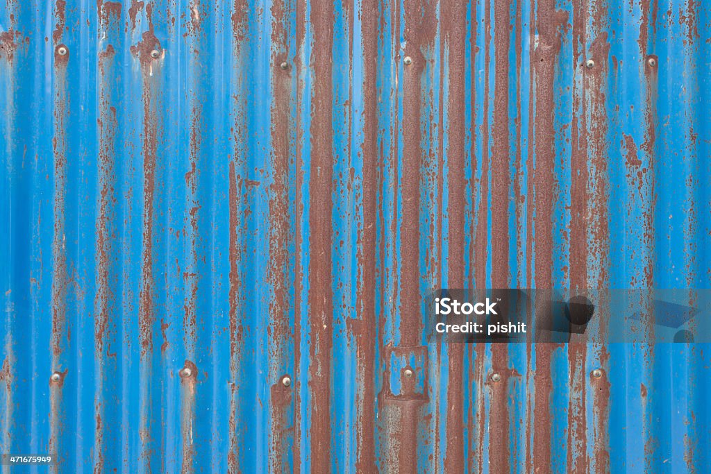 Old zinc rouille feuille avec de magnifiques - Photo de Abstrait libre de droits