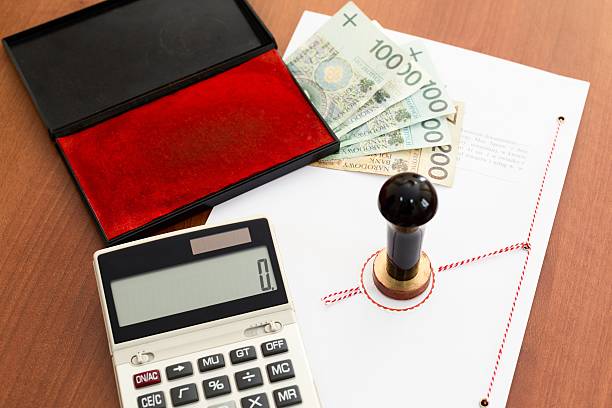 istock Notary seal and notarial act 471676962