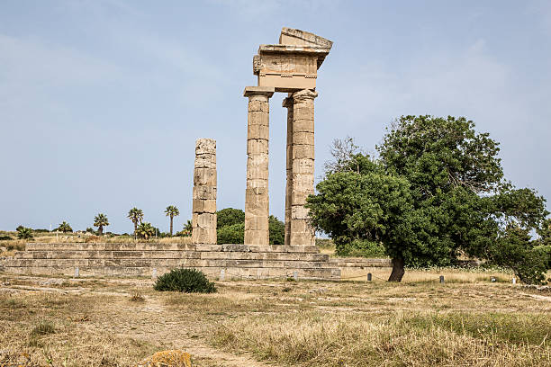 acropolis at monte smith hill, Rhodes, Greece