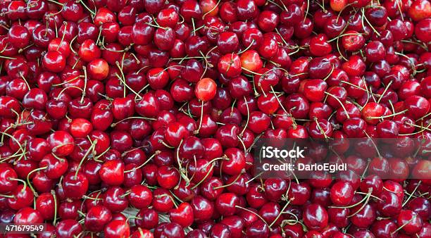 Cibo Frutta Ciliegie - Fotografie stock e altre immagini di Cibo - Cibo, Ciliegia, Composizione orizzontale
