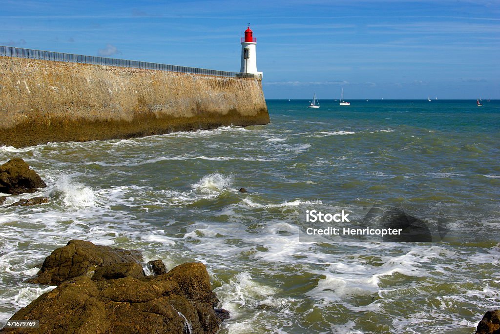 Outra vista do farol - Foto de stock de Les Sables d'Olonne royalty-free