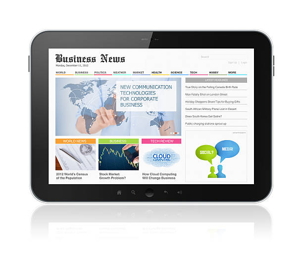istock Business media on digital tablet 471679943