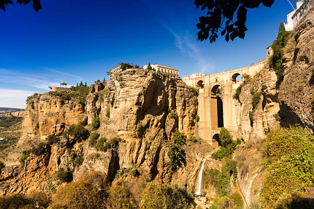 bridge of ronda, hiszpania - ronda spain rhonda bridge zdjęcia i obrazy z banku zdjęć