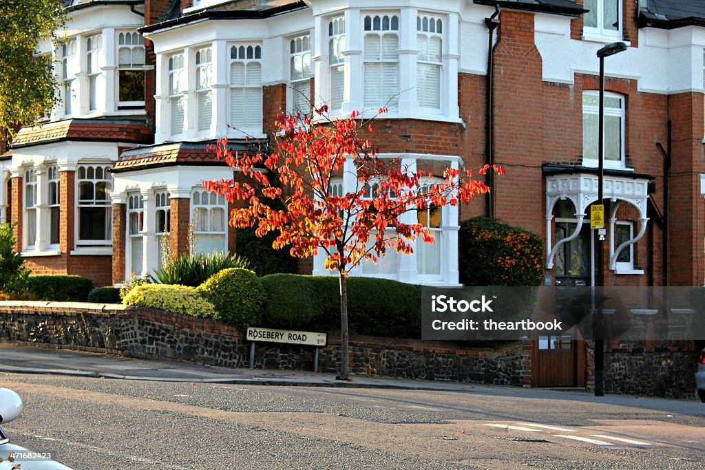 Londres-Roseberry Road - Foto de stock de Casa royalty-free