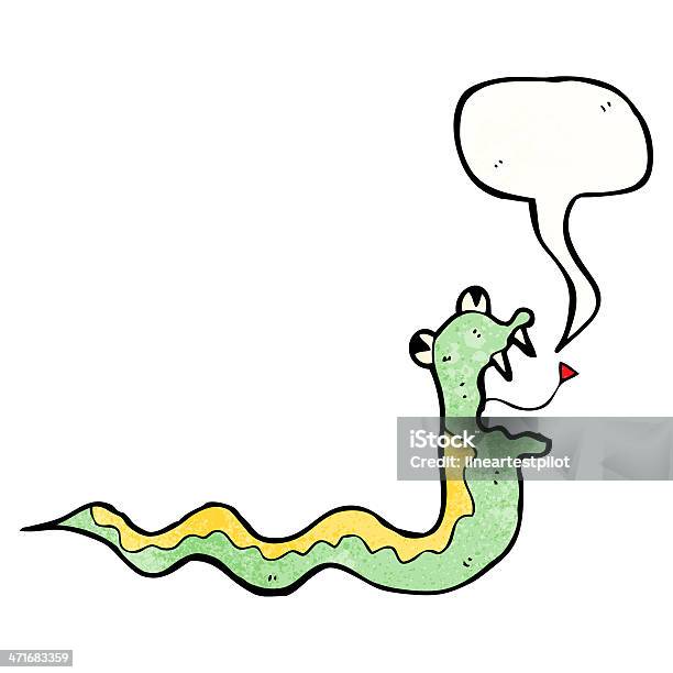 Snake Cartoon Stock Vektor Art und mehr Bilder von Bizarr - Bizarr, ClipArt, Fauchen