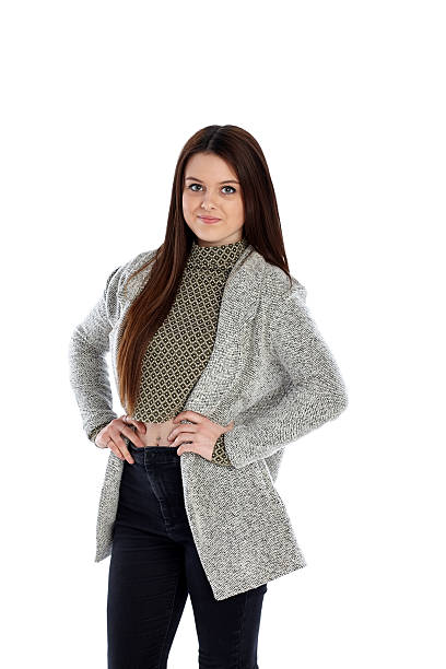 istock Beautiful young girl posing with her hands on hips 471685430