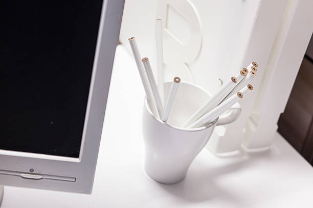 Group of  pencils in a  cup