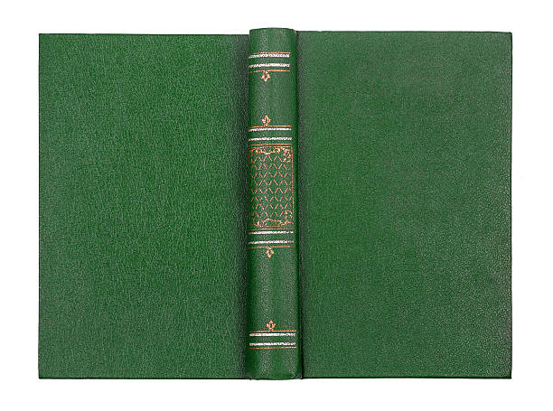 istock Vintage book cover green isolated on white 471686784