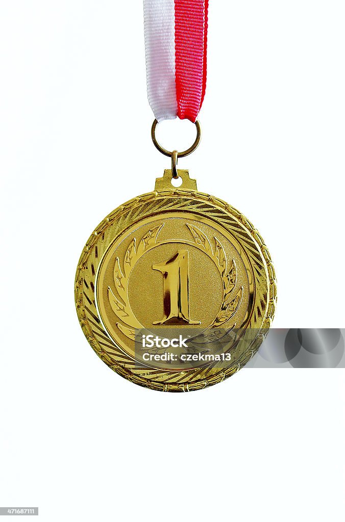 Medalha de Ouro, número 1 - Royalty-free Medalha de Ouro Foto de stock