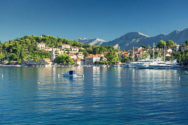Cavtat in Croatia, adriatic sea