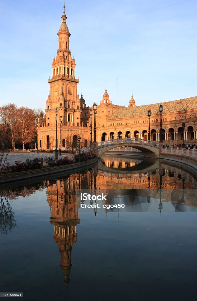 Plaza de Espana - Zbiór zdjęć royalty-free (Andaluzja)