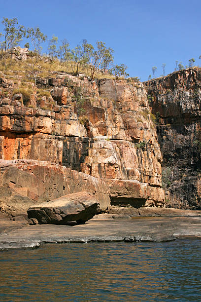 キャサリーン渓谷、オーストラリア - katherine australia northern territory ravine ストックフォトと画像