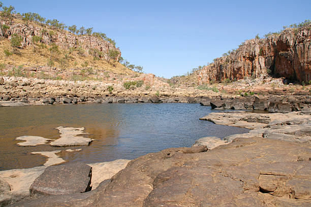 キャサリーン渓谷、オーストラリア - katherine australia northern territory ravine ストックフォトと画像