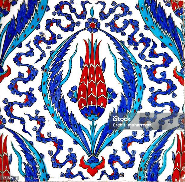 Turkish Tile Stock Photo - Download Image Now - Abstract, Antique, Antiquities