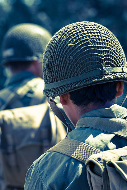 istock Military soliders in uniform fatigues during combat 471690497
