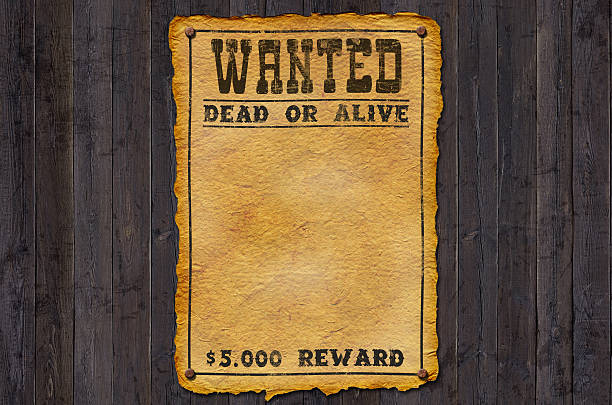 istock Vector vintage wanted dead or alive poster 471691287