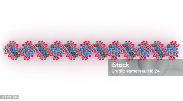 Adn O Ácido Desoxirribonucleico Foto de stock y más banco de imágenes de Cromatina