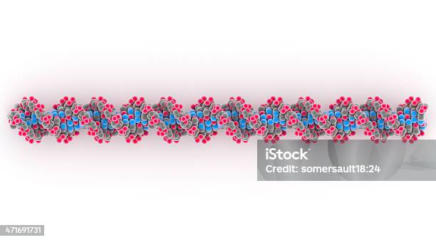 Il Dna O Acido Desossiribonucleico - Fotografie stock e altre immagini di Cromatina