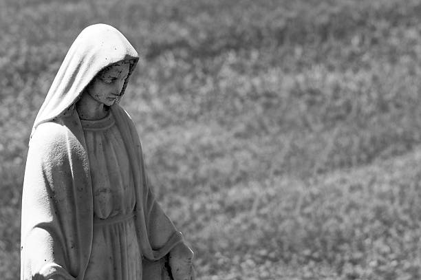 istock Virgin Mary Marble sculpture statue 471692359