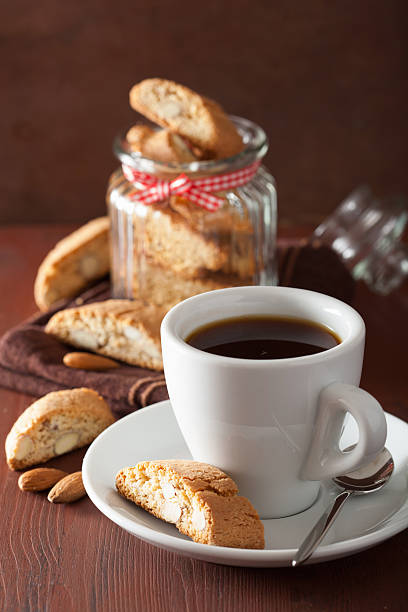 istock coffee and traditional italian cantuccini cookies 471693314