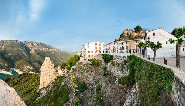 Kyrenia, Cyprus - March 12, 2016: Saint Hilarion castle view in Northern Cyprus. The Saint Hilarion Castle lies on the Kyrenia mountain range, in Cyprus near Kyrenia. Saint Hilarion was built there in the 10th century. 
