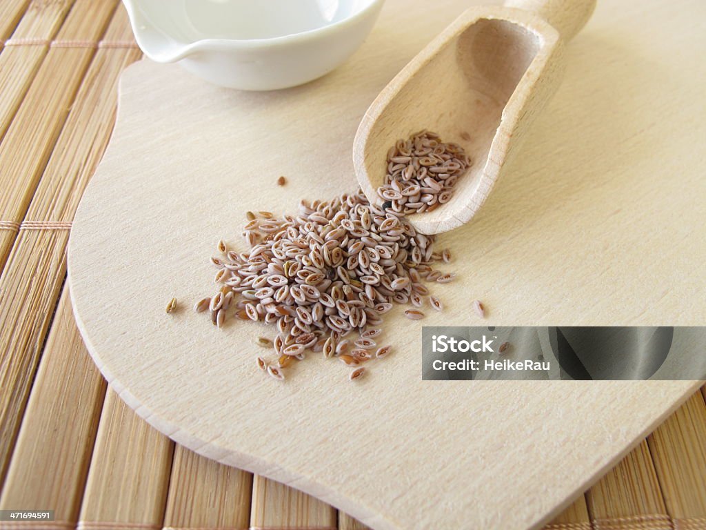 Desert Indianwheat seeds, Plantaginis ovatae semen Desert Indianwheat seeds, Plantaginis ovatae semen - Indian psyllium, Plantaginis ovatae semen Alternative Medicine Stock Photo