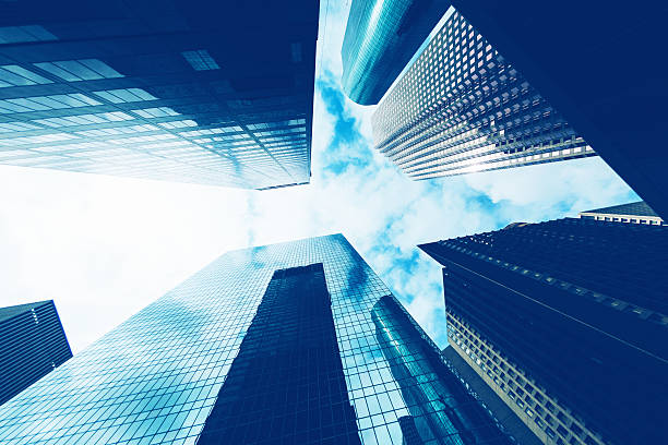 istock Downtown, Office Glass Skyscrapers 471694919