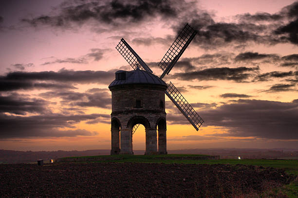 Chesterton Windmill at sunset Chesterton Windmill at sunset chesterton photos stock pictures, royalty-free photos & images